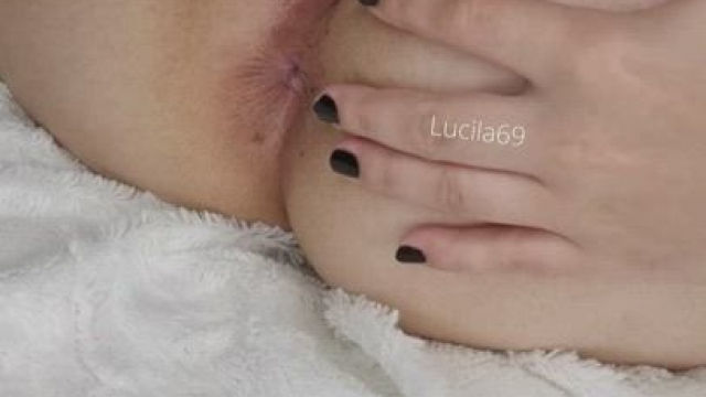 My first buttsharpie video, using my pussyjuice as lube [F]18