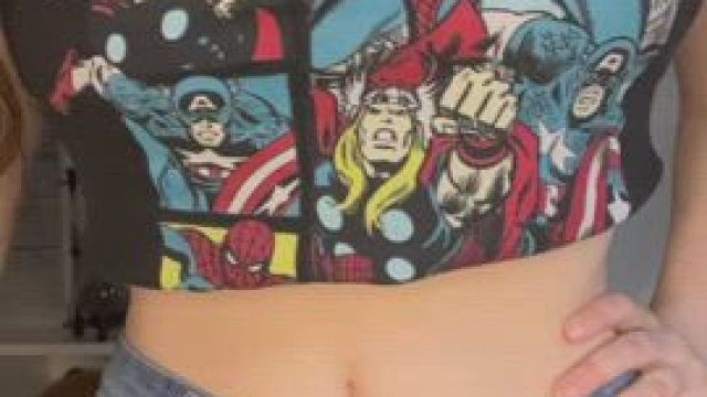 My boobs look marvel-ous today ;)