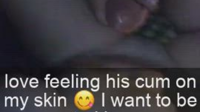 Your girl only wants his cum on her.. Not yours