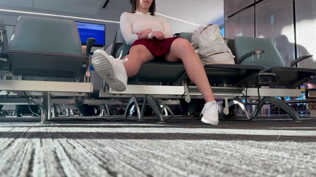 Using My Remote Controlled Vibrator at the Airport
