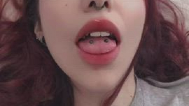 Let me show you my tongue piercings a little closer :)