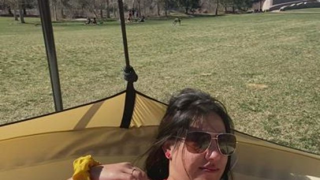 Packed park, stacked tits! ????[GIF]