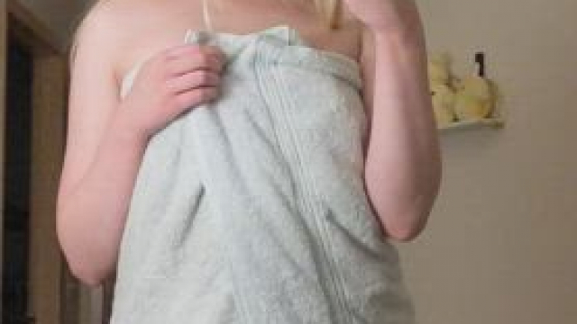 I get nervous showing my little titties