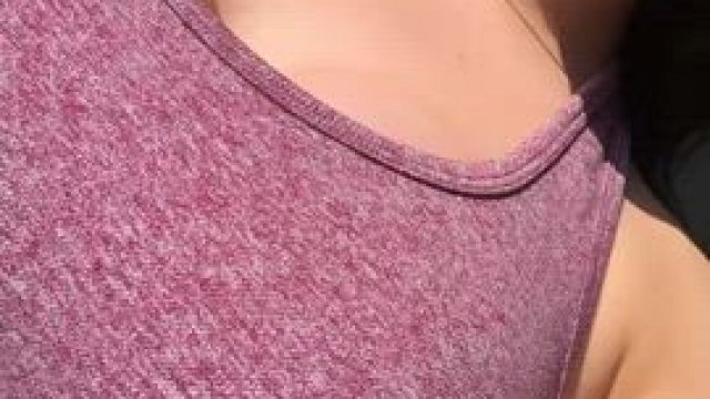 There’s some huge tits under my sports bra ????