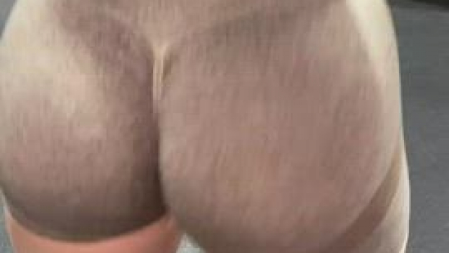 Shaking her fat ass