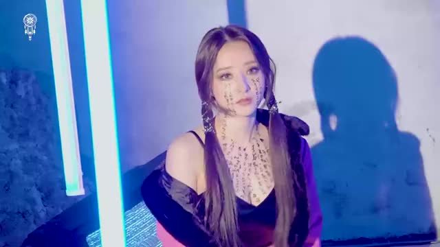 Dreamcatcher Sua's large boobs covered in writing!