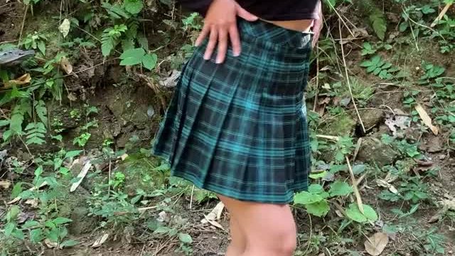 Hope you like what under my skirt [gif]
