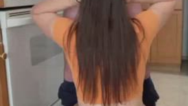 I [F]inally acco[m]plished the ponytail challenge!