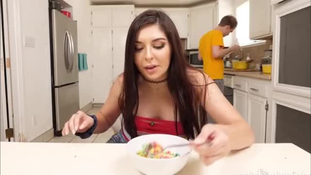 A blowjob and facial for stealing your cereal