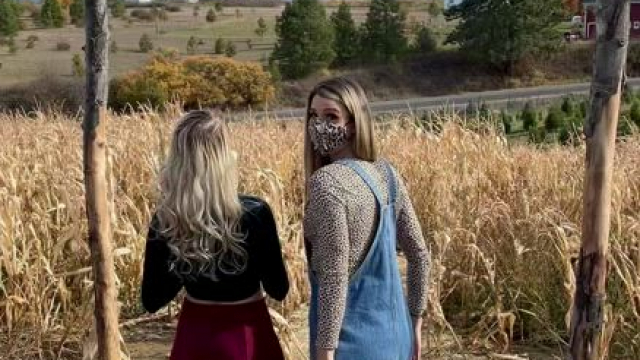 Let’s see how risky we can get in the corn maze :) [GIF]
