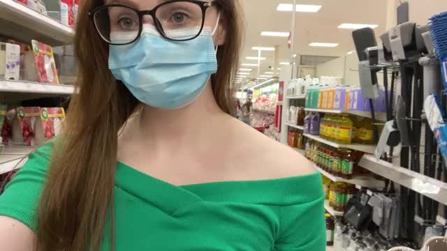 To the guy who recognized me in Target, I hope you like my boobs! [gif]