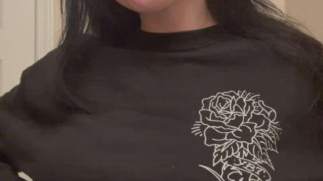 Do you like my smile or my boobies more?