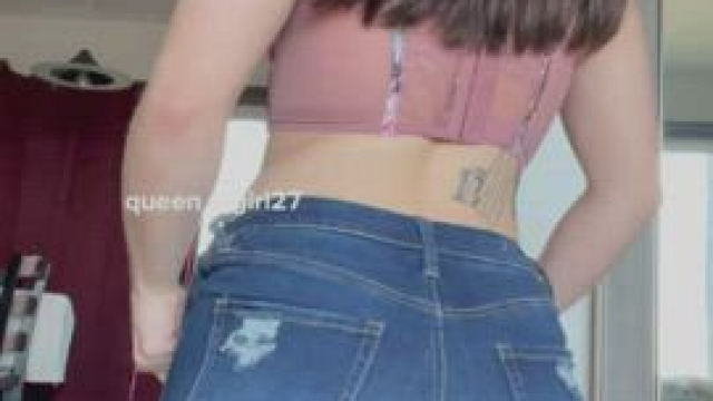 I like teasing in my jeans