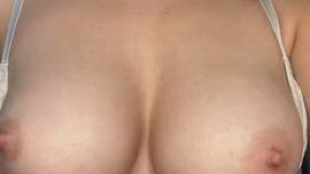 Squeeze my boobs hard
