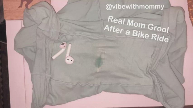 Real Mom Grool after bike ride! Who wants a taste? [f] milf