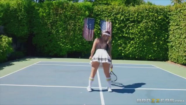 [/r/BestNSFWGif] Gina Valentina - Tennis Balls Deep