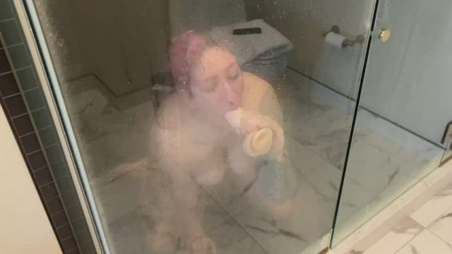 Training my little mouth in the shower