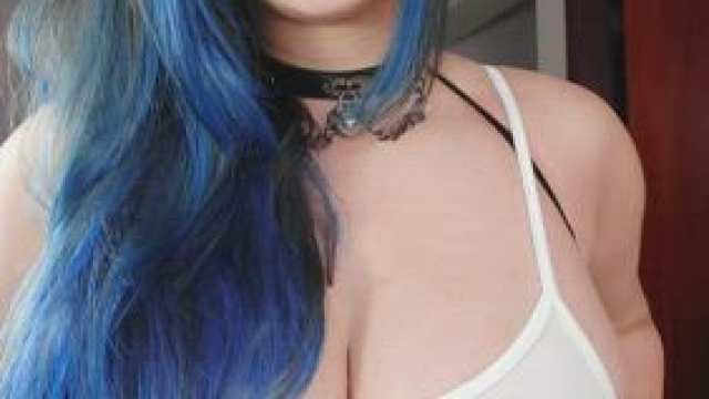 Ever fucked a goth girl with blue hair before?