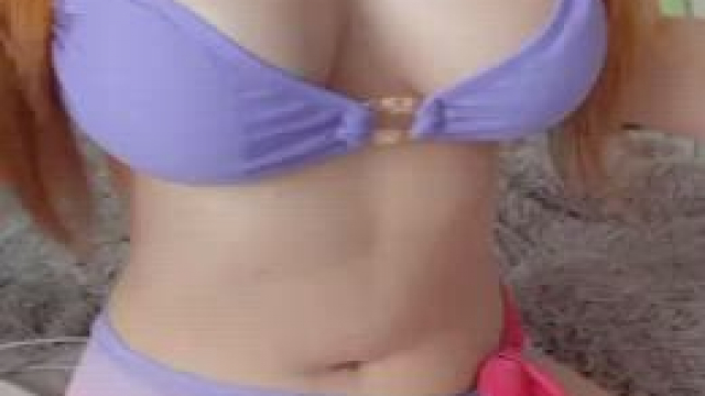 I’m so glad it’s summer so I can drop my natural tits for you in all my teeny bi