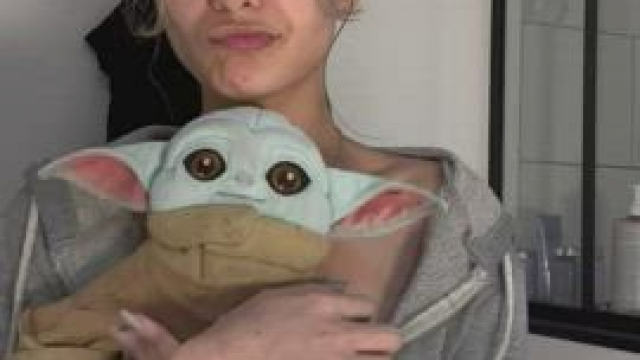 Me and baby Yoda need someone to cuddle with... are you down haha