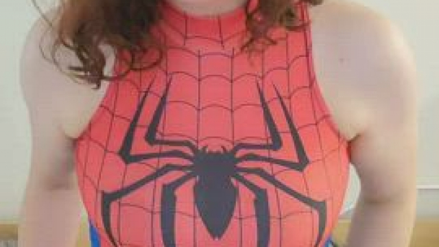 your friendly neighborhood spider-girl got into a sticky situation ???? [f]