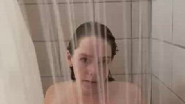 Hanging in the shower!