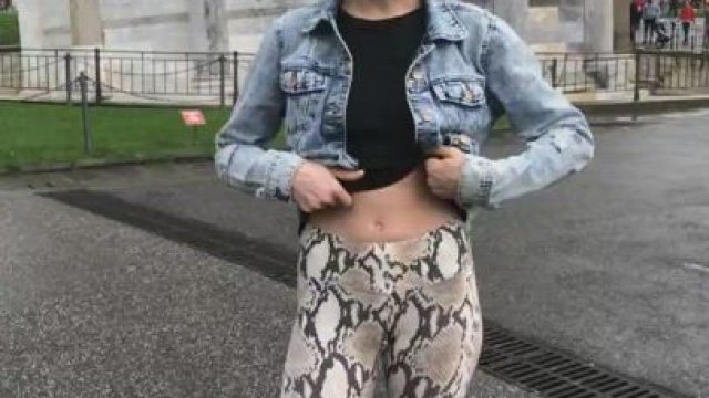 throwback flash ???? leaning tower of titties [gif]
