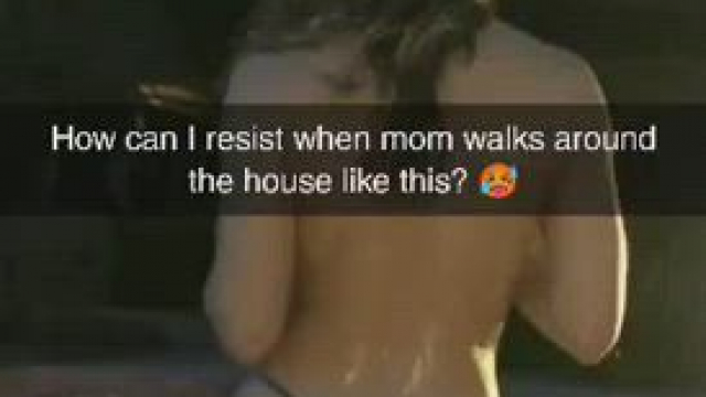 When mom has a bubble butt