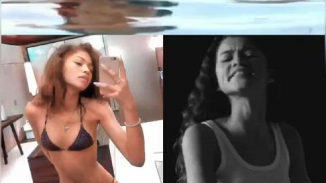 Zendaya’s tight sexy body gets me so hard. She’d be great in a bi threesome with