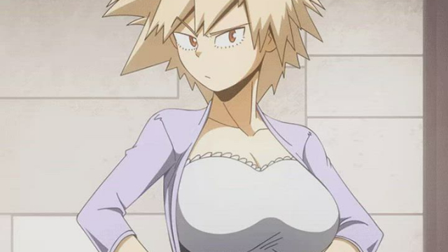 Bakugou's mom drops her titties