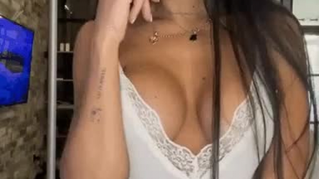 touch my boobs for good luck