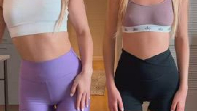 We workout everyday so we have the tightest ass you can fuck!