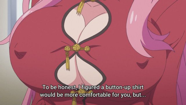 LF color source: 1girl, 1boy, big breasts,text&quot;To be honest i figured a