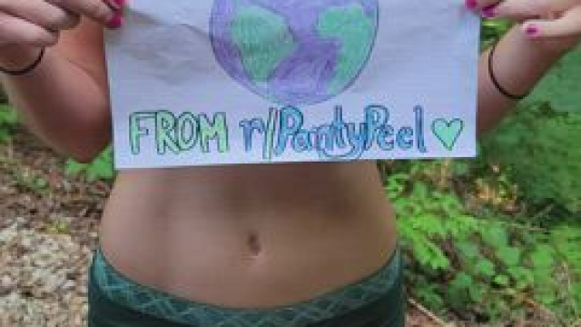 An Appeal and PantyPeel to all of you pervs to go green for Earth Day!