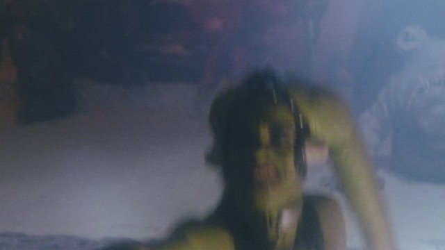 Femi Taylor as Jabba's slave dancer Oola in Return of the Jedi