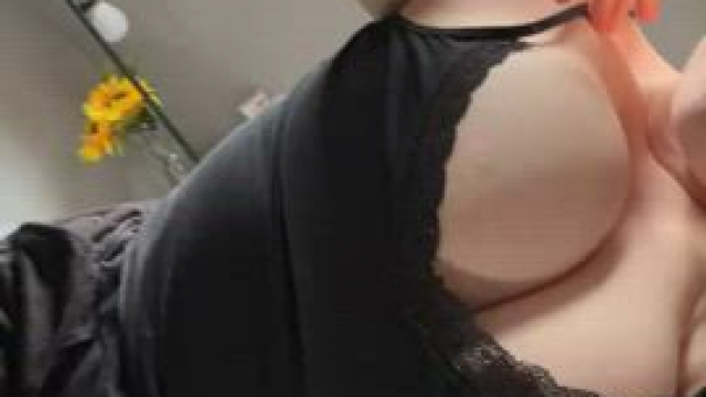 Nothing I love more than showing off my huge tits (OC,20)