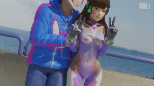 D.Va body painted in public (lvl3toaster) [Overwatch]