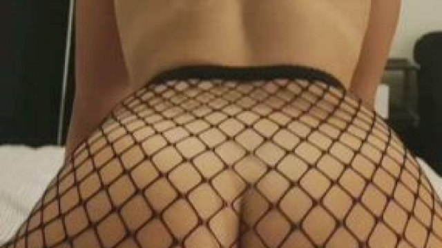 not sure if fishnet riding is a turn on but here you go