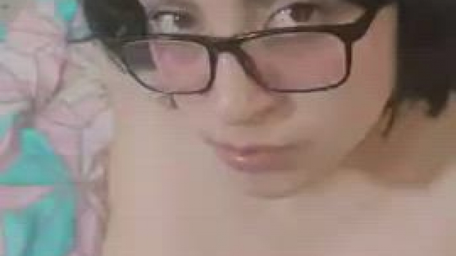 Cum on my innocent mouth and he record it ????????