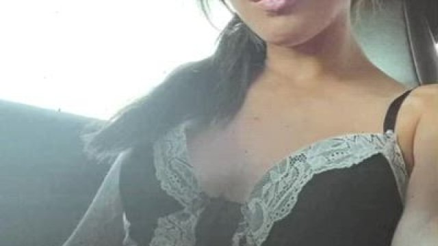 Knowing cars driving past &amp;amp; saw my tits makes me horny [GIF]