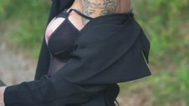 business lady undresses in the woods) I'm sure this video will gain a lot o