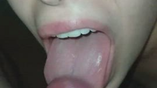 Watch me play with the cum in my mouth until I swallow my protein.