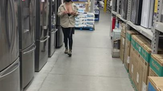 Seeing if there is anything hard in the hardware store! [GIF]