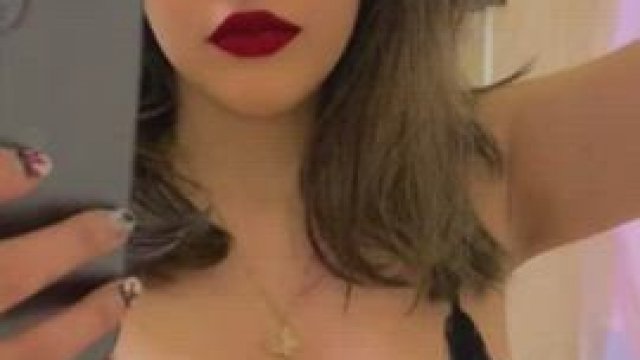 Look at her boobs